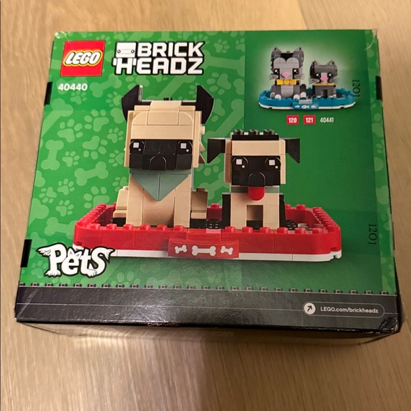 Lego brick Headz German shepherd & puppy set 40440 new in sealed box 247 pieces - Picture 8 of 8